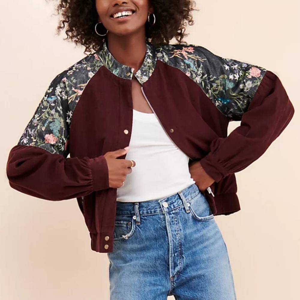 Let Me Be by Anthropologie Fall Festivities Jacket Size XS
